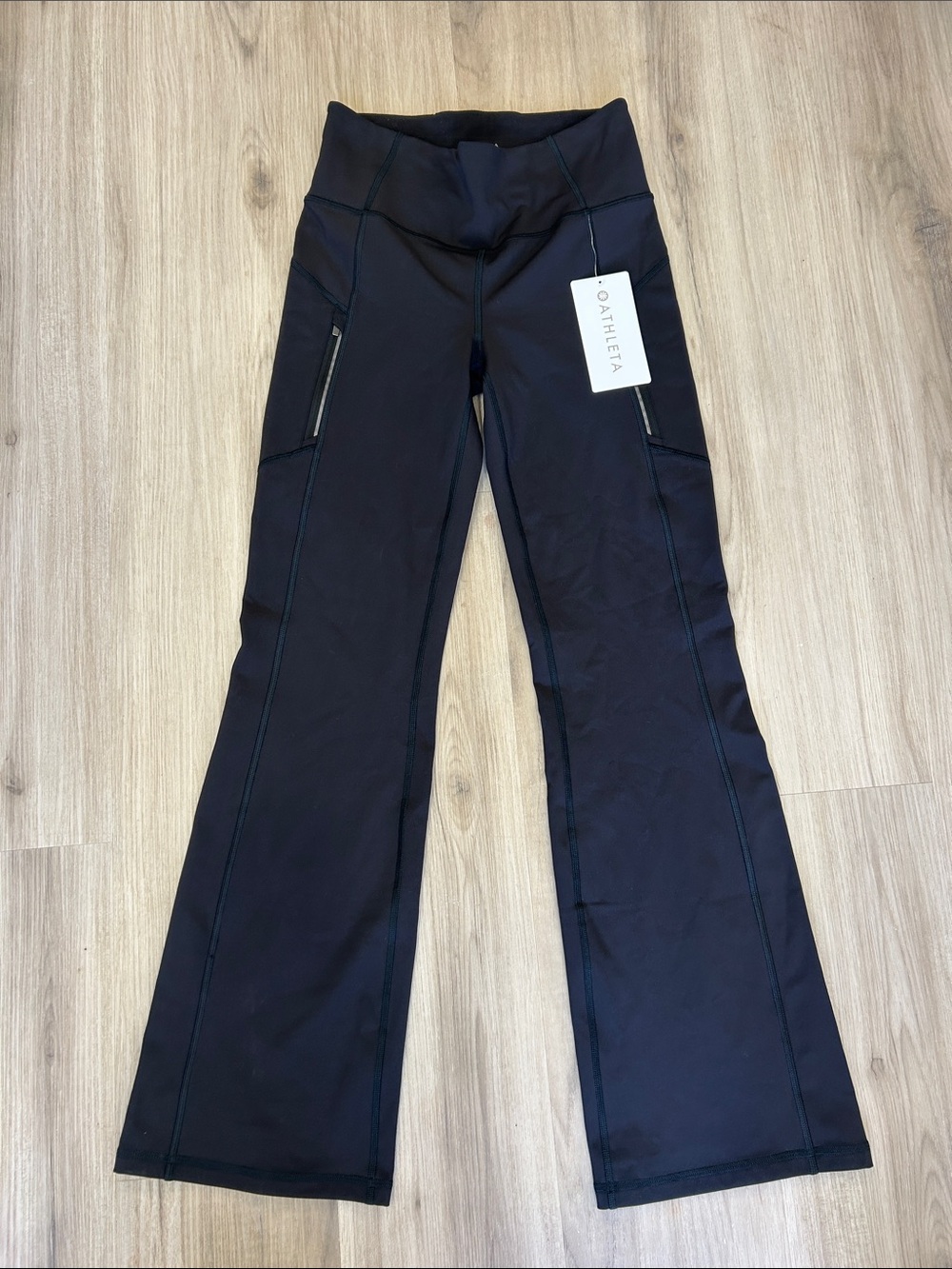 NWT Athleta Rainier Bootcut Pant Black Size S ($119 MSRP)